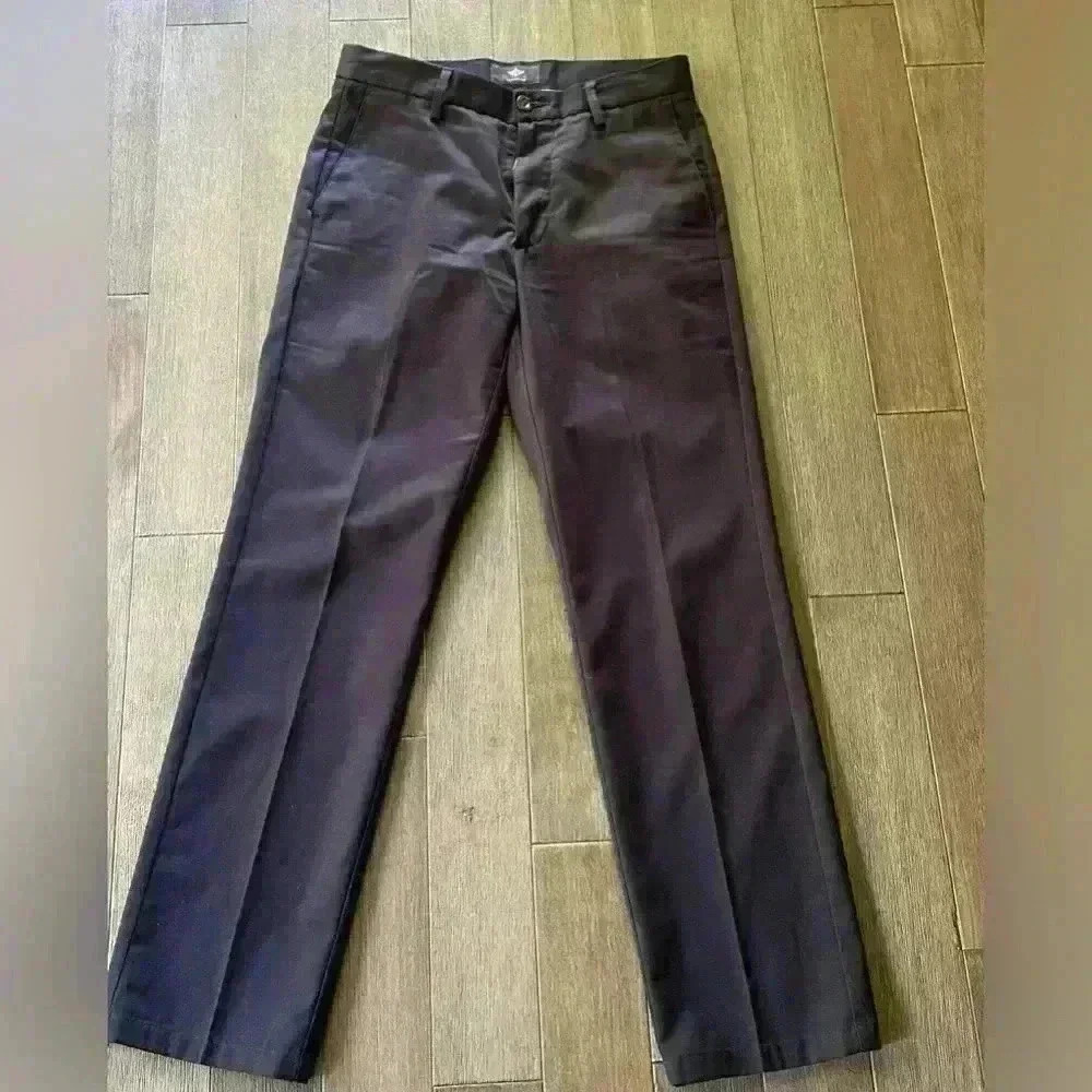 Black Dockers, slim fit, size 29W/30L